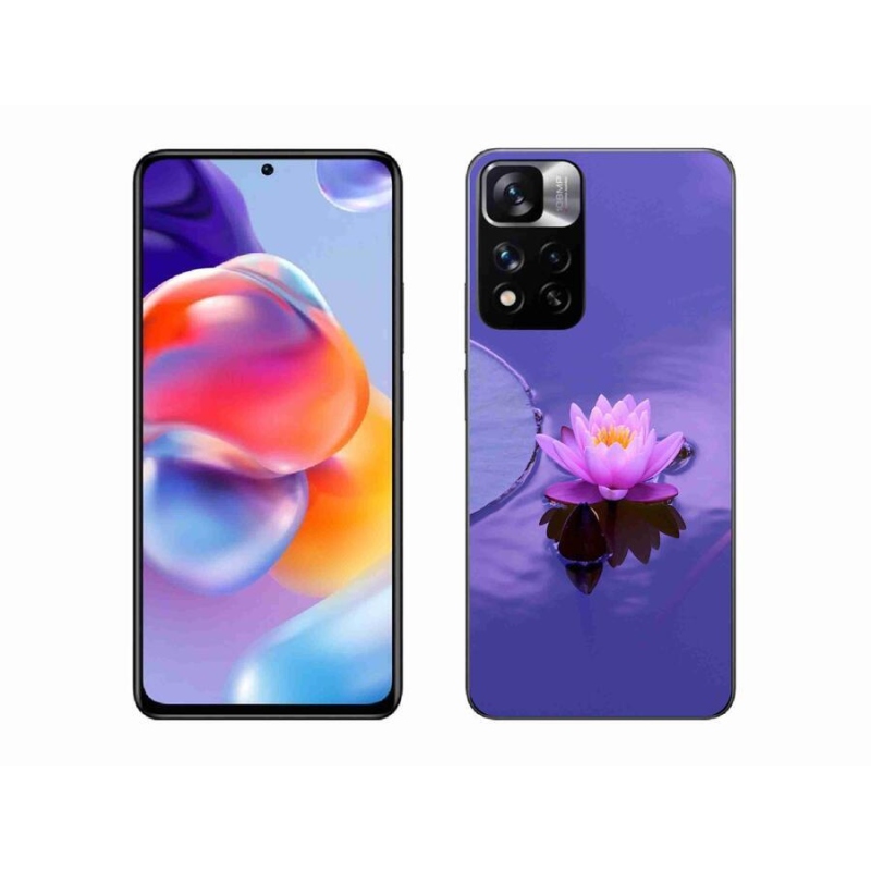 Gélový obal mmCase na mobil Xiaomi Redmi Note 11 Pro+ 5G - kvet na hladine