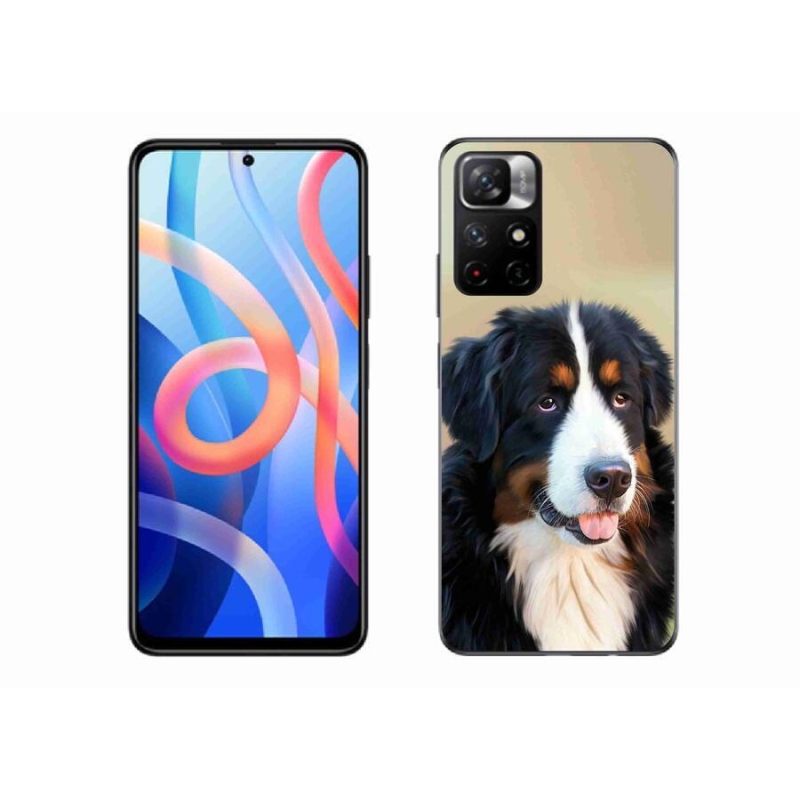 Gélový obal mmCase na mobil Xiaomi Redmi Note 11S 5G - bernský salašnícky pes