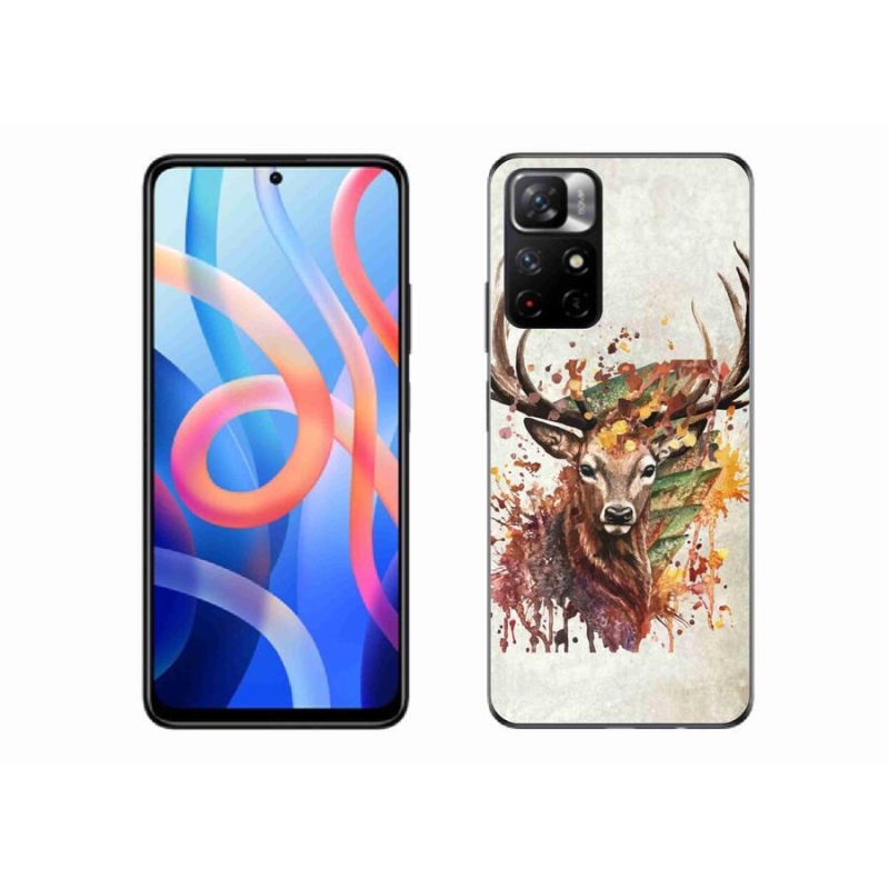 Gélový obal mmCase na mobil Xiaomi Redmi Note 11S 5G - jeleň 1