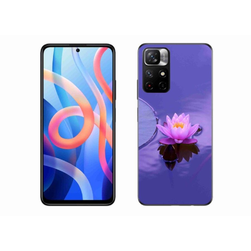 Gélový obal mmCase na mobil Xiaomi Redmi Note 11S 5G - kvet na hladine