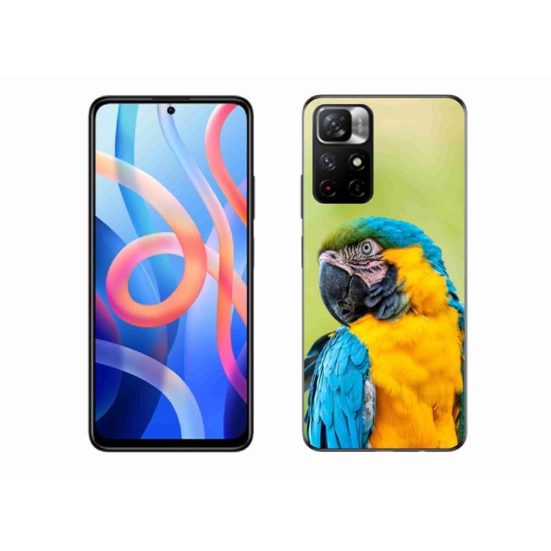 Gélový obal mmCase na mobil Xiaomi Redmi Note 11S 5G - papagáj ara 2