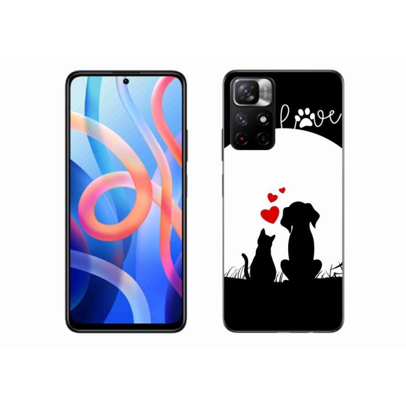 Gélový obal mmCase na mobil Xiaomi Redmi Note 11S 5G - zvieracia láska