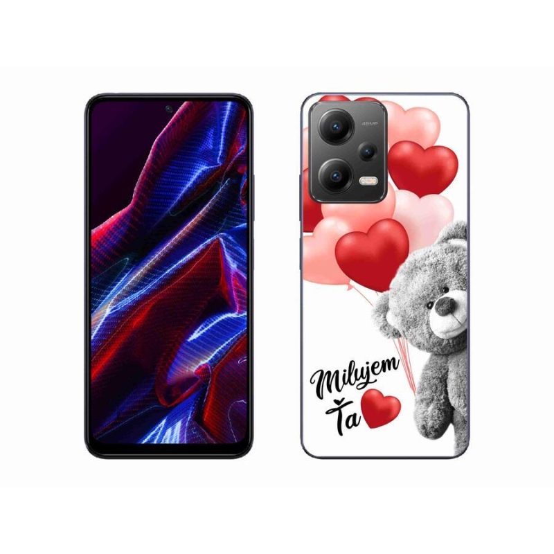 Gélový obal mmCase na mobil Xiaomi Redmi Note 12 5G - milujem Ťa sk