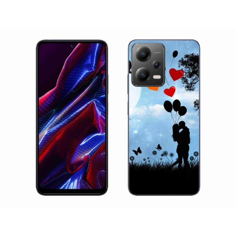 Gélový obal mmCase na mobil Xiaomi Redmi Note 12 5G - zamilovaný pár