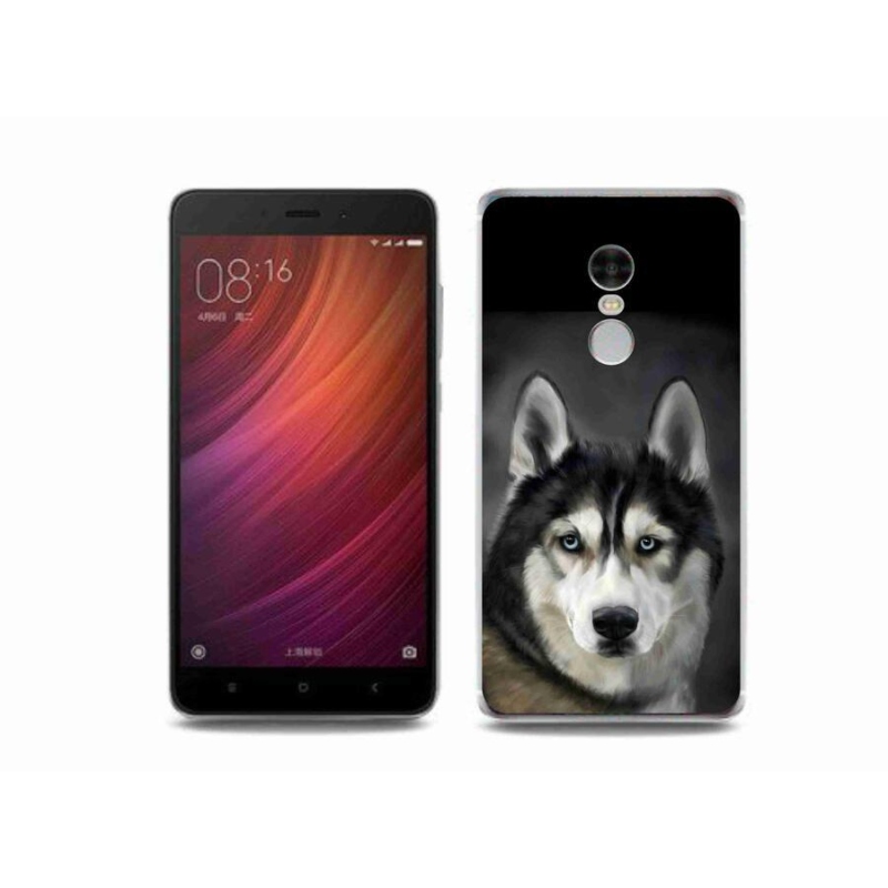 Gélový obal mmCase na mobil Xiaomi Redmi Note 4 - husky