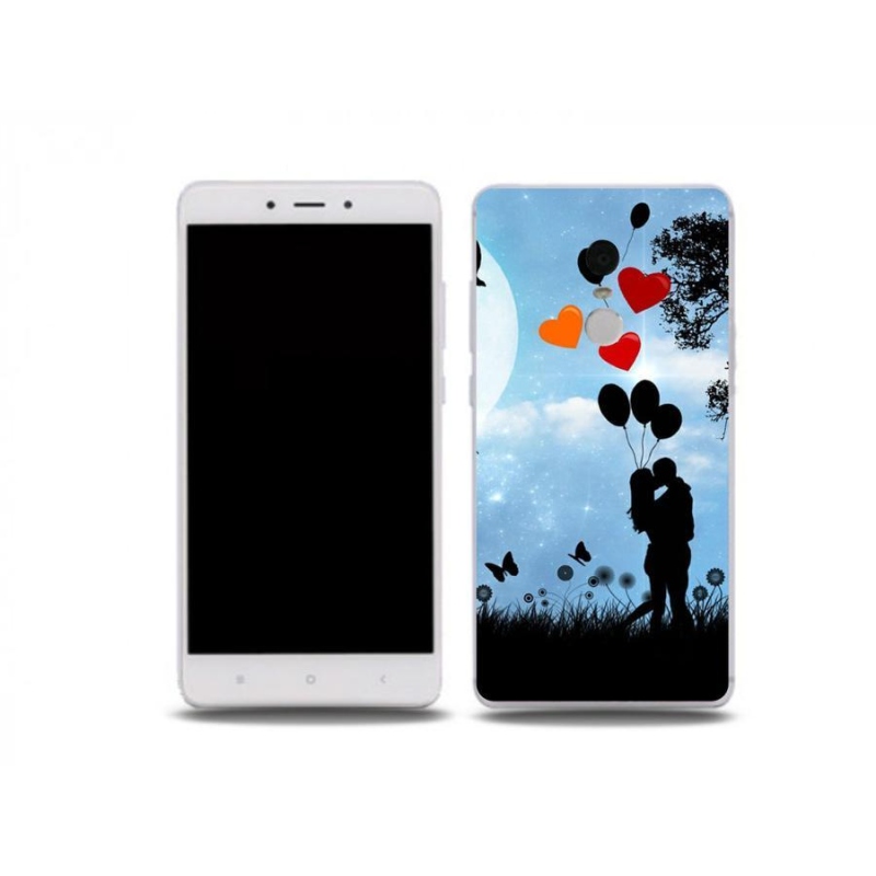 Gélový obal mmCase na mobil Xiaomi Redmi Note 4X - zamilovaný pár