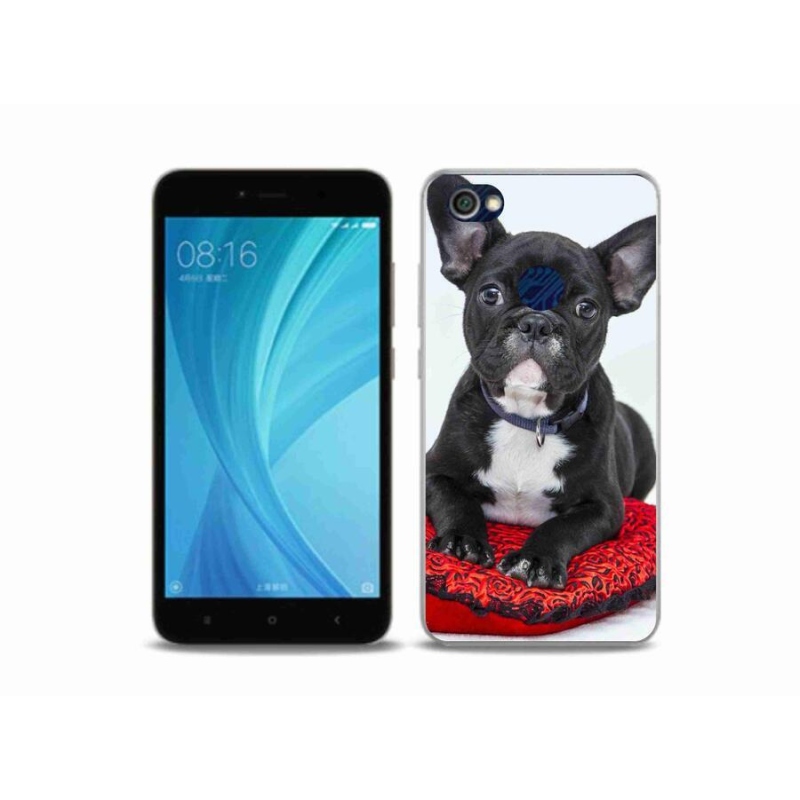 Gélový obal mmCase na mobil Xiaomi Redmi Note 5A Prime - buldog