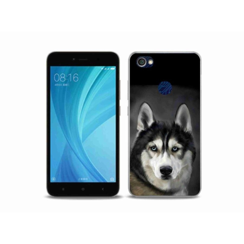 Gélový obal mmCase na mobil Xiaomi Redmi Note 5A Prime - husky