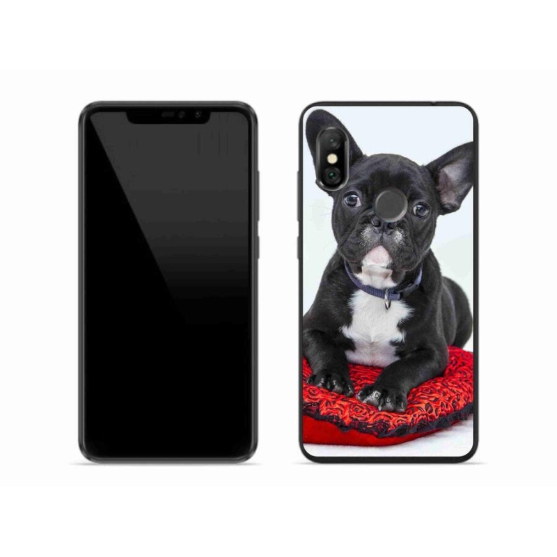 Gélový obal mmCase na mobil Xiaomi Redmi Note 6 Pro - buldog