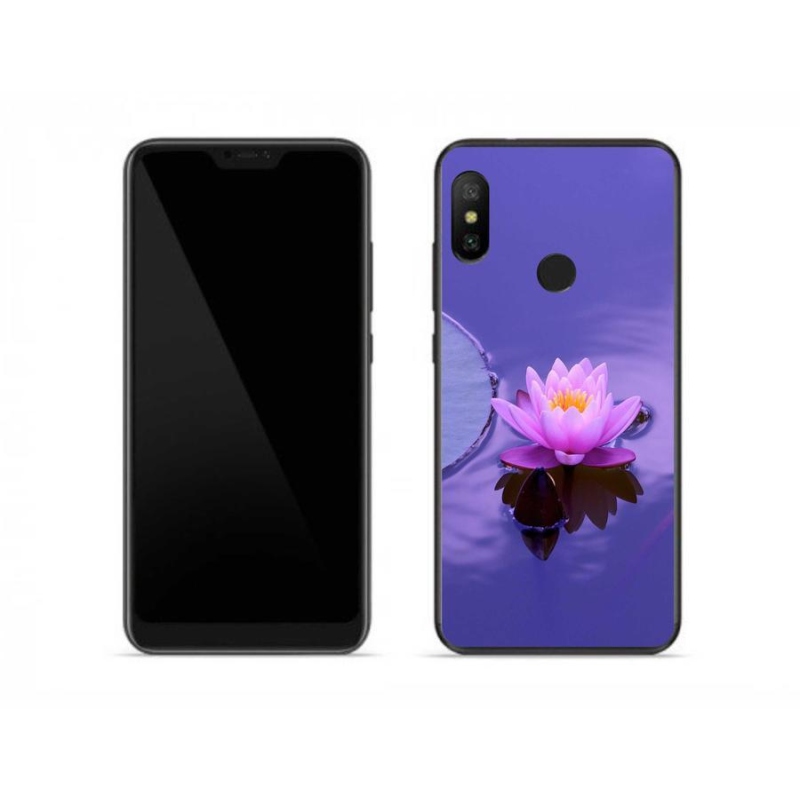 Gélový obal mmCase na mobil Xiaomi Redmi Note 6 Pro - kvet na hladine