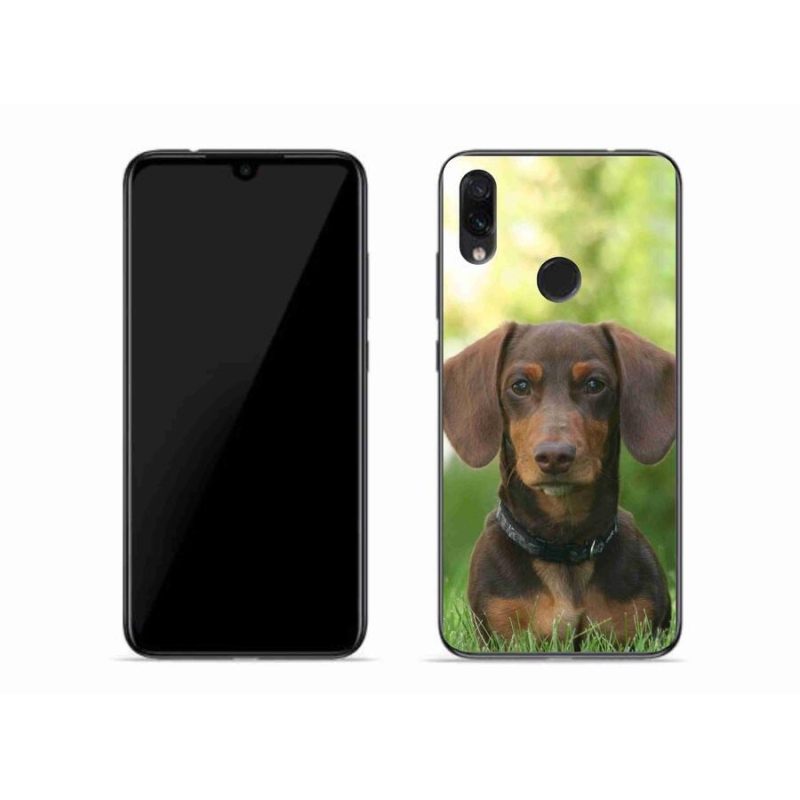 Gélový obal mmCase na mobil Xiaomi Redmi Note 7 - hnedý jazvečík