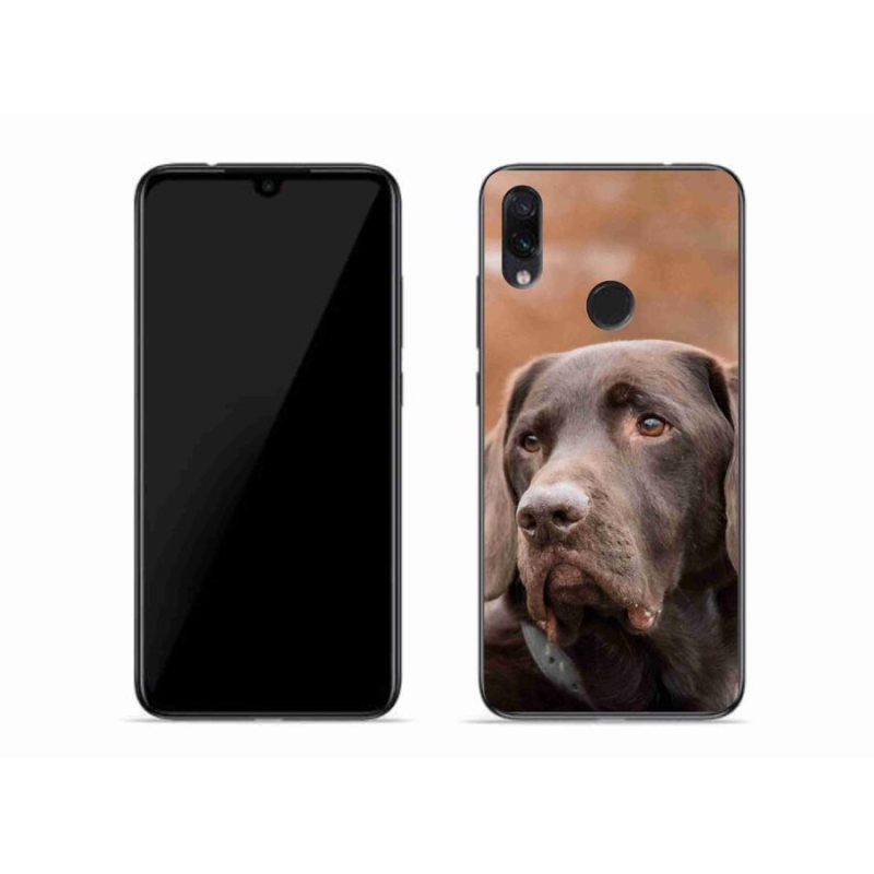 Gélový obal mmCase na mobil Xiaomi Redmi Note 7 - hnedý labrador