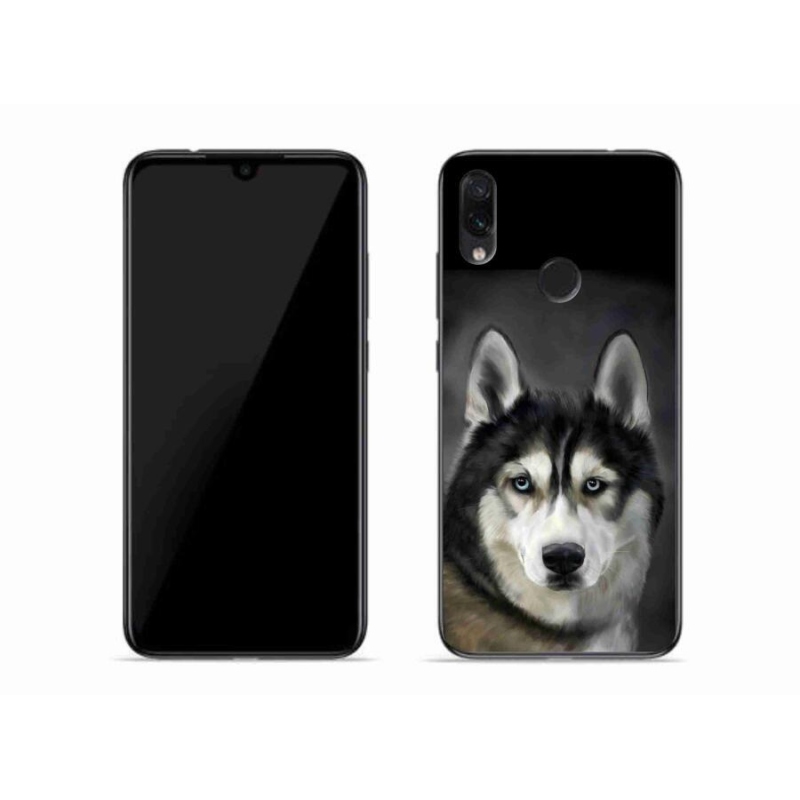 Gélový obal mmCase na mobil Xiaomi Redmi Note 7 - husky