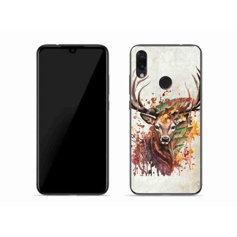 Gélový obal mmCase na mobil Xiaomi Redmi Note 7 - jeleň 1