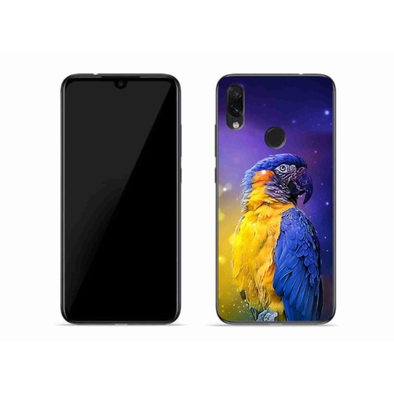 Gélový obal mmCase na mobil Xiaomi Redmi Note 7 - papagáj ara 1