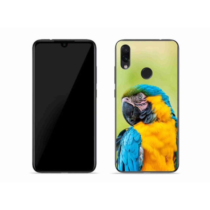 Gélový obal mmCase na mobil Xiaomi Redmi Note 7 - papagáj ara 2