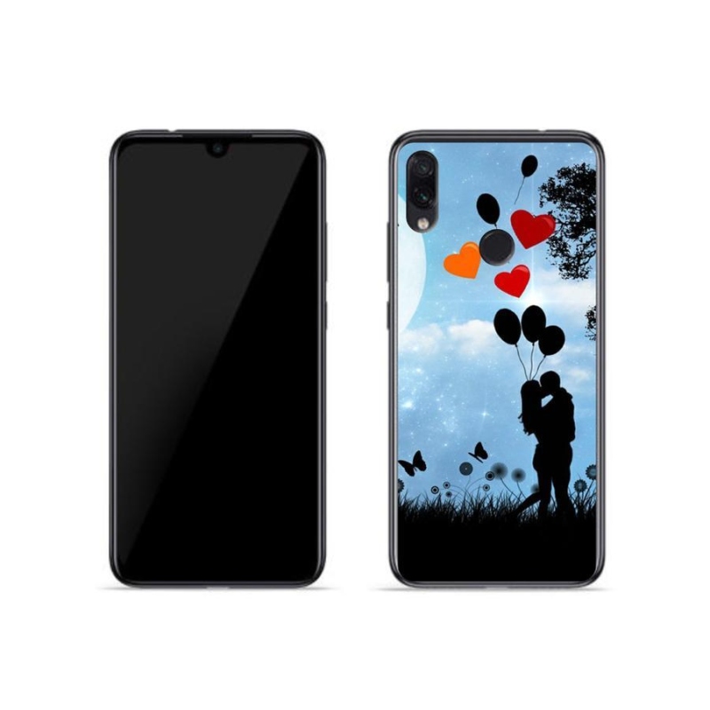 Gélový obal mmCase na mobil Xiaomi Redmi Note 7 - zamilovaný pár