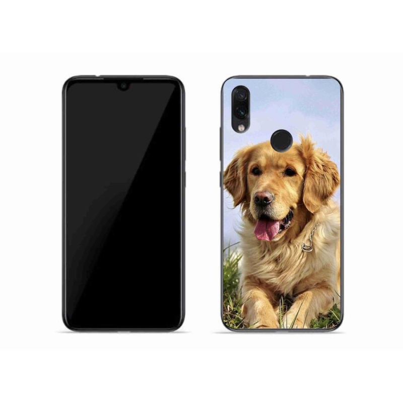 Gélový obal mmCase na mobil Xiaomi Redmi Note 7 - zlatý retriever