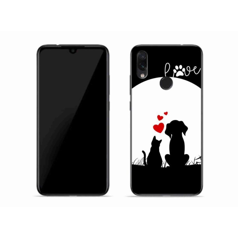 Gélový obal mmCase na mobil Xiaomi Redmi Note 7 - zvieracie láska
