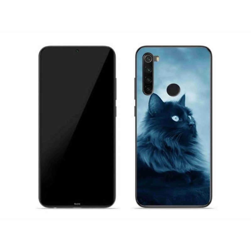 Gélový obal mmCase na mobil Xiaomi Redmi Note 8 - čierna mačka 1