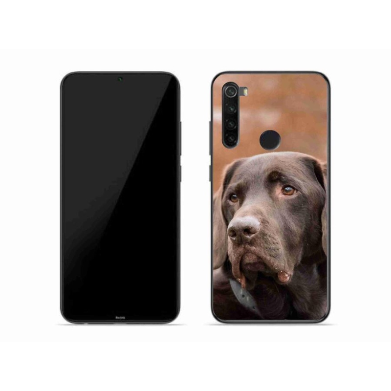 Gélový obal mmCase na mobil Xiaomi Redmi Note 8 - hnedý labrador