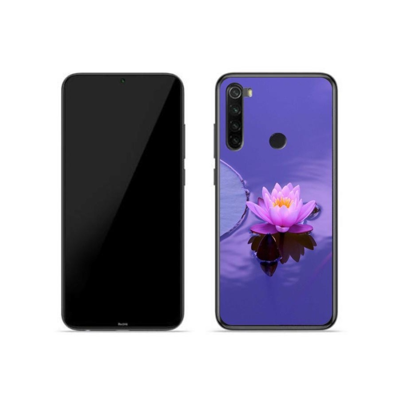 Gélový obal mmCase na mobil Xiaomi Redmi Note 8 - kvet na hladine