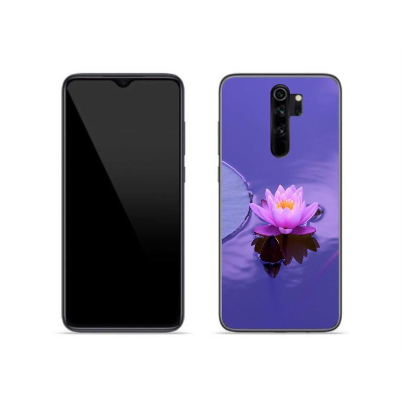 Gélový obal mmCase na mobil Xiaomi Redmi Note 8 Pro - kvet na hladine