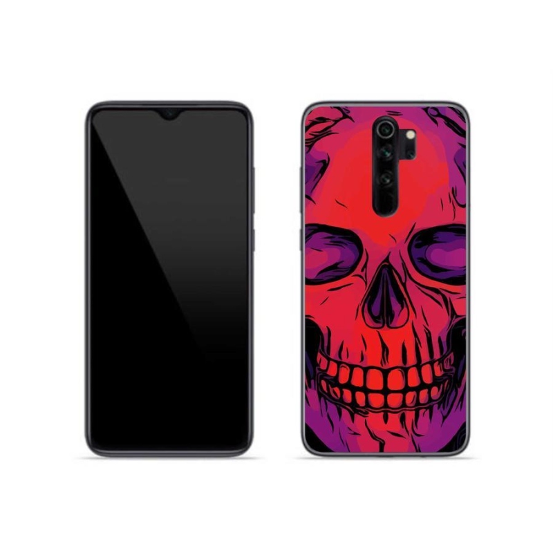 Gélový obal mmCase na mobil Xiaomi Redmi Note 8 Pro - lebka