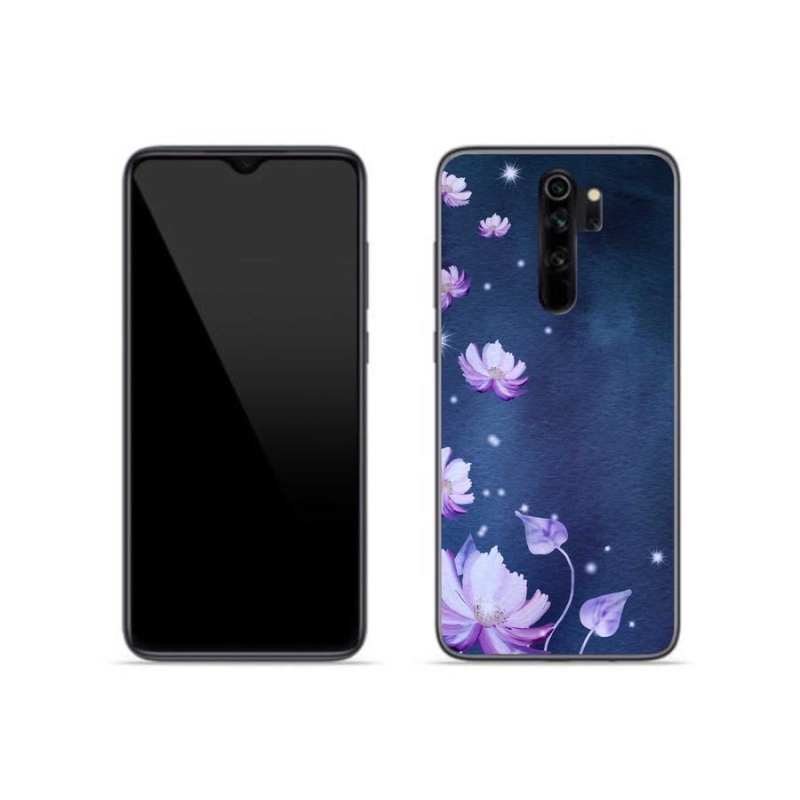 Gélový obal mmCase na mobil Xiaomi Redmi Note 8 Pro - padajúce kvety