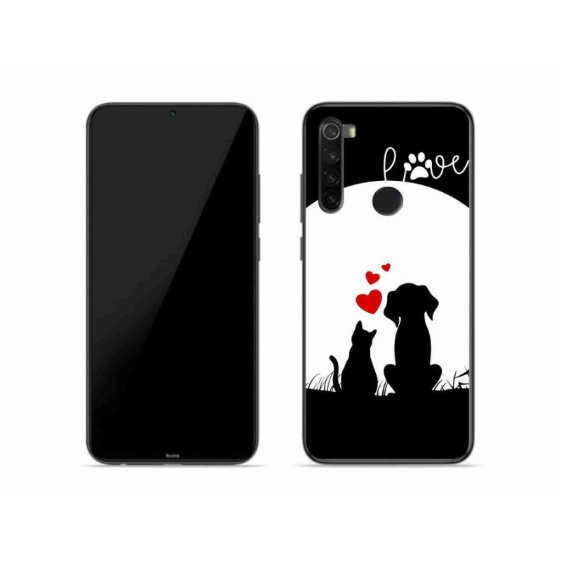 Gélový obal mmCase na mobil Xiaomi Redmi Note 8 - zvieracie láska
