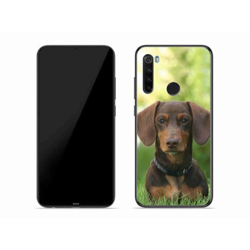 Gélový obal mmCase na mobil Xiaomi Redmi Note 8T - hnedý jazvečík