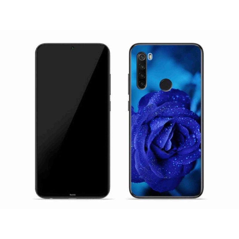 Gélový obal mmCase na mobil Xiaomi Redmi Note 8T - modrá ruža