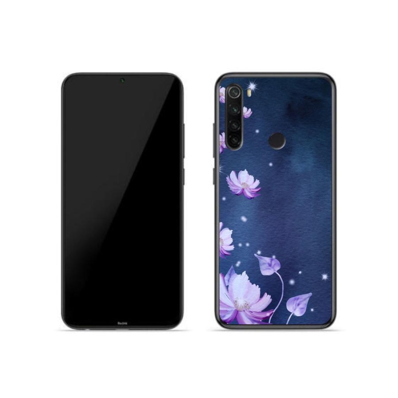 Gélový obal mmCase na mobil Xiaomi Redmi Note 8T - padajúce kvety