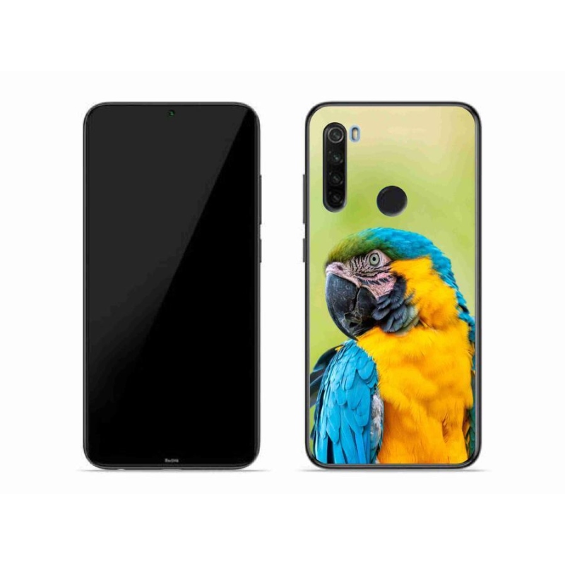 Gélový obal mmCase na mobil Xiaomi Redmi Note 8T - papagáj ara 2