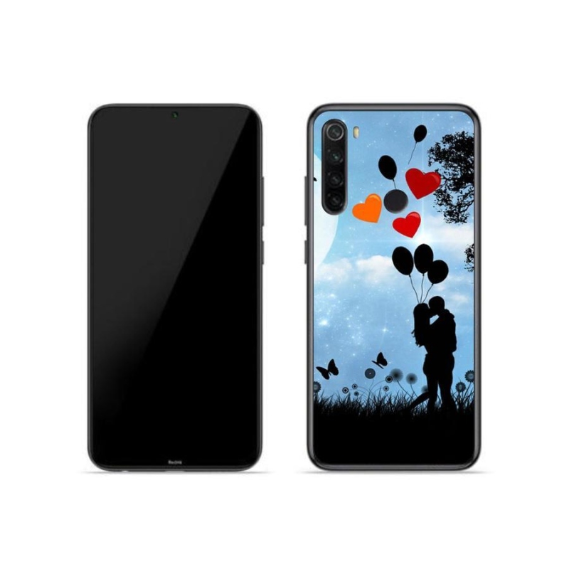 Gélový obal mmCase na mobil Xiaomi Redmi Note 8T - zamilovaný pár