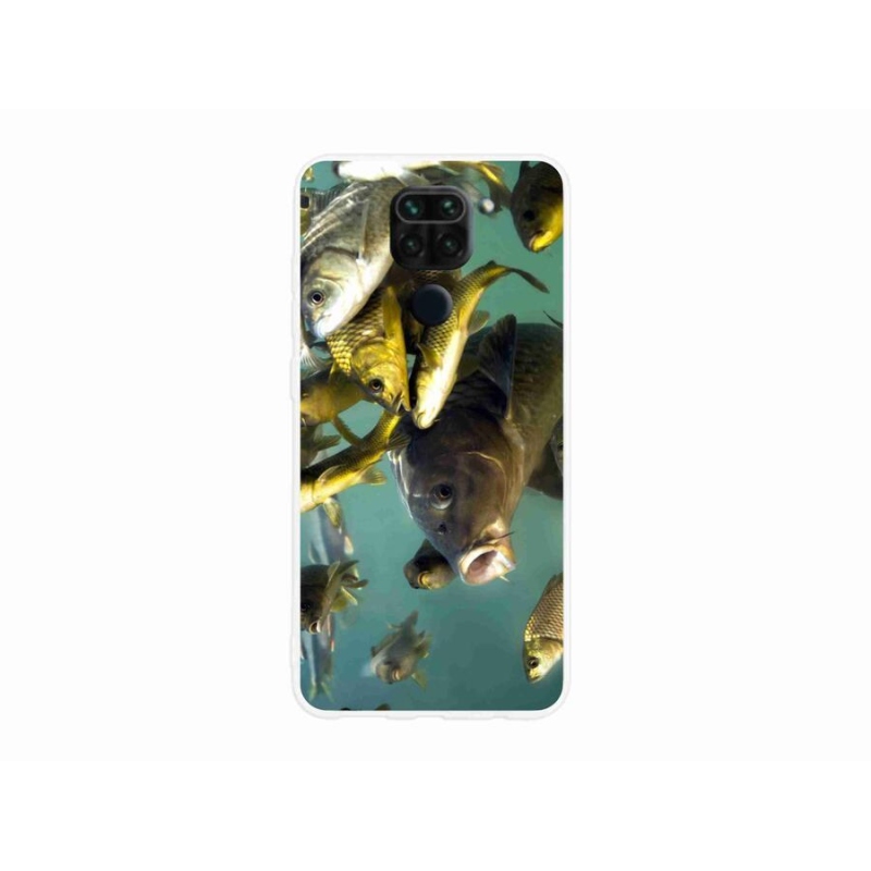 Gélový obal mmCase na mobil Xiaomi Redmi Note 9 - kŕdeľ rýb