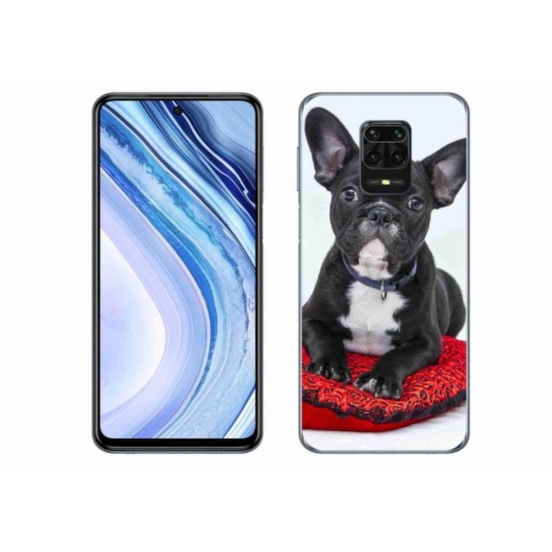 Gélový obal mmCase na mobil Xiaomi Redmi Note 9 Pro - buldog