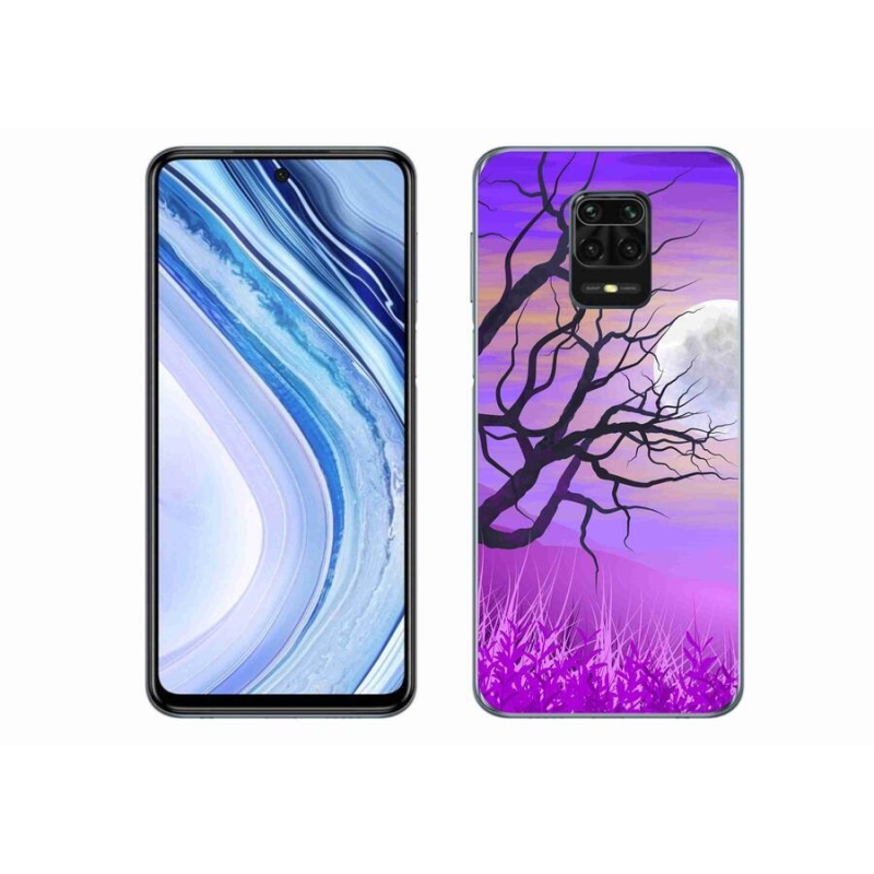 Gélový obal mmCase na mobil Xiaomi Redmi Note 9 Pro - kreslený opadané strom