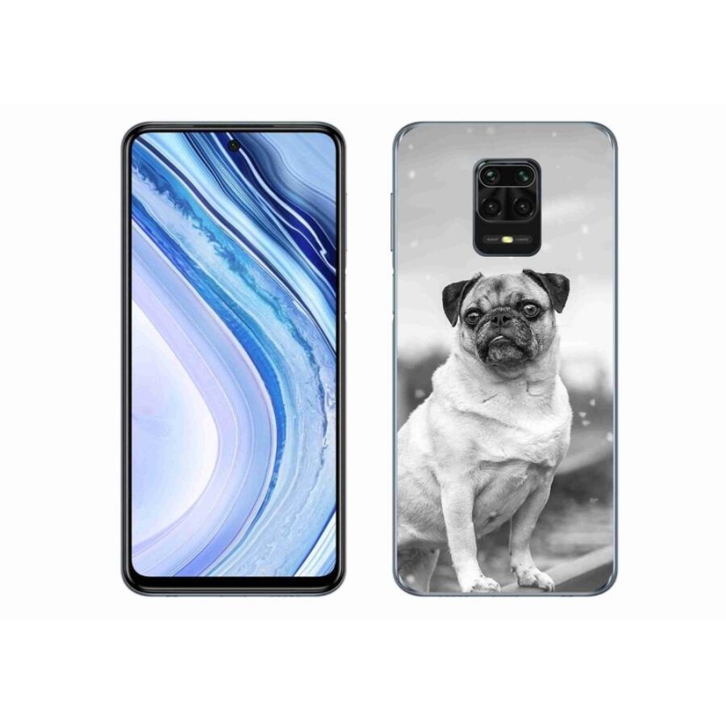 Gélový obal mmCase na mobil Xiaomi Redmi Note 9 Pro - mops