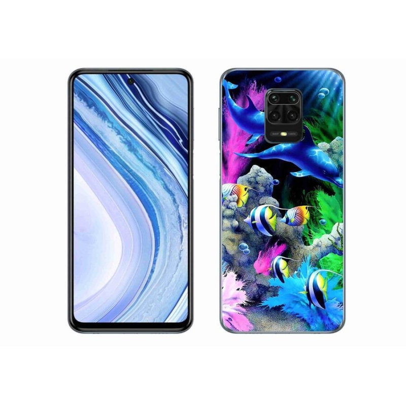 Gélový obal mmCase na mobil Xiaomi Redmi Note 9 Pro - morský svet