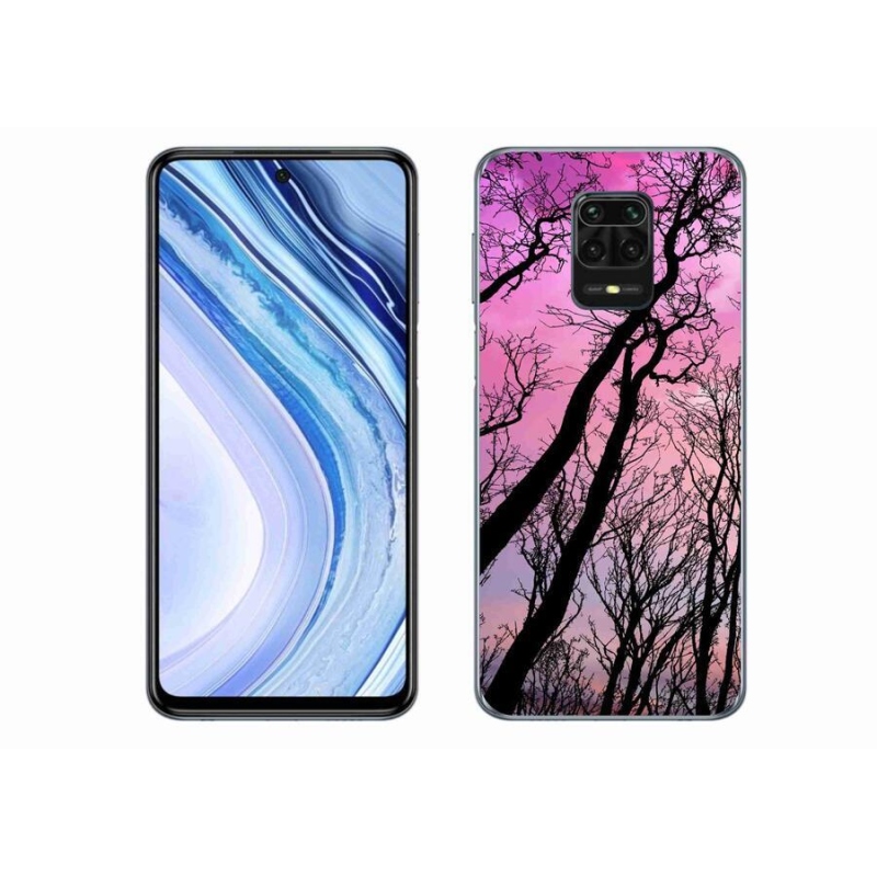 Gélový obal mmCase na mobil Xiaomi Redmi Note 9 Pro - opadané stromy