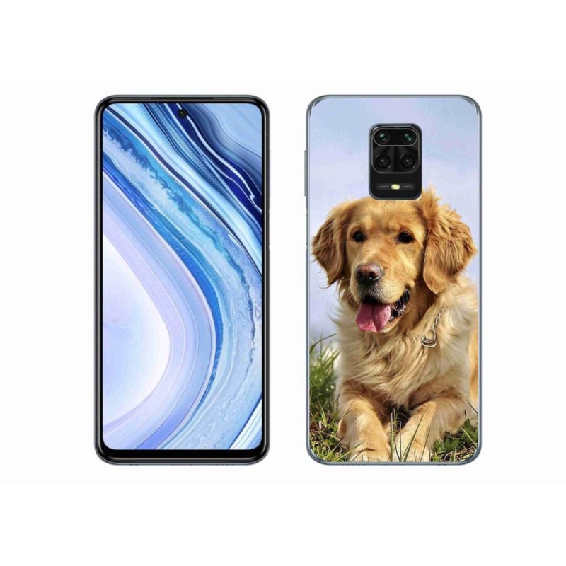 Gélový obal mmCase na mobil Xiaomi Redmi Note 9 Pro - zlatý retriever