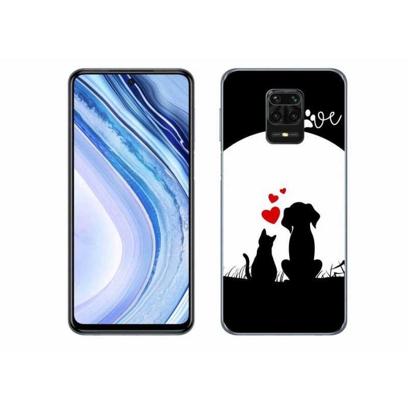 Gélový obal mmCase na mobil Xiaomi Redmi Note 9 Pro - zvieracie láska