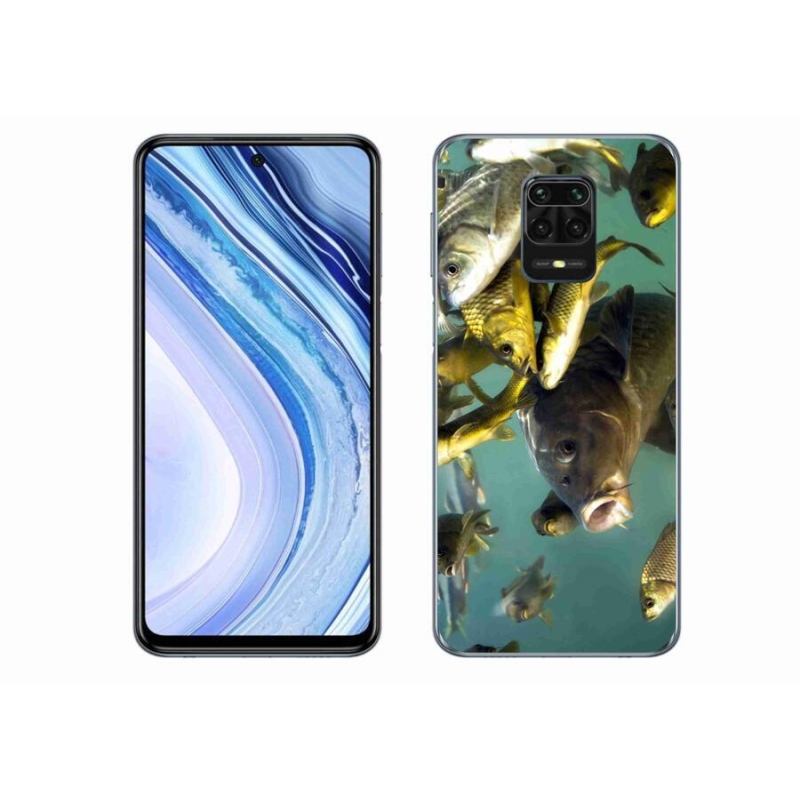 Gélový obal mmCase na mobil Xiaomi Redmi Note 9S - kŕdeľ rýb