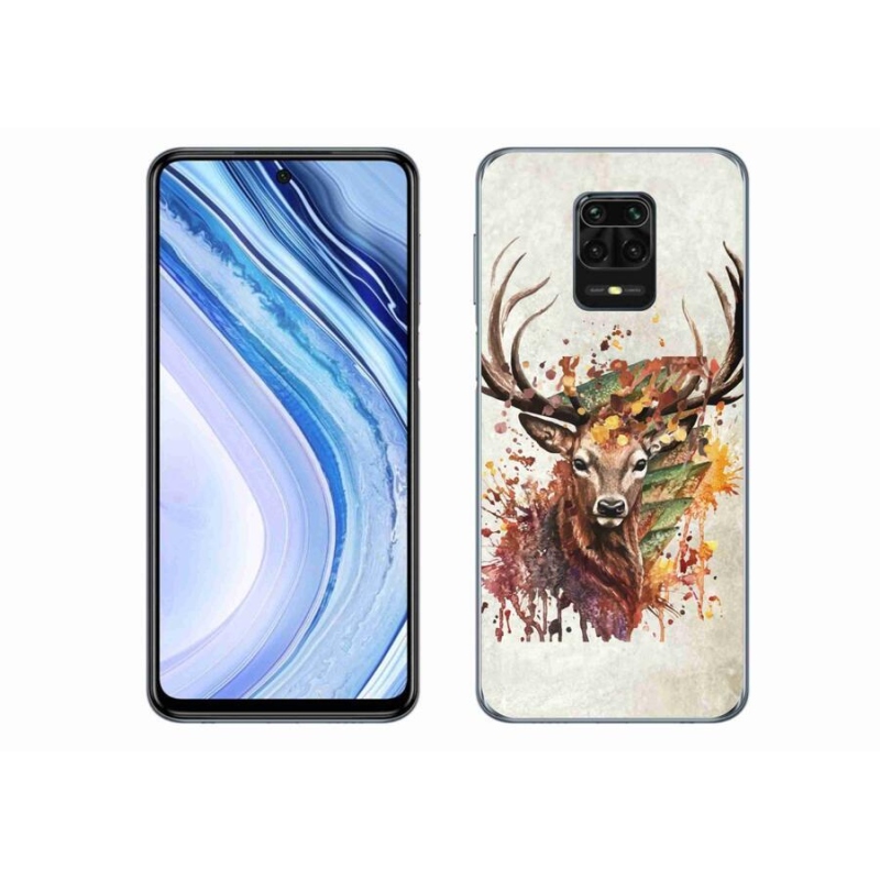 Gélový obal mmCase na mobil Xiaomi Redmi Note 9S - jeleň 1