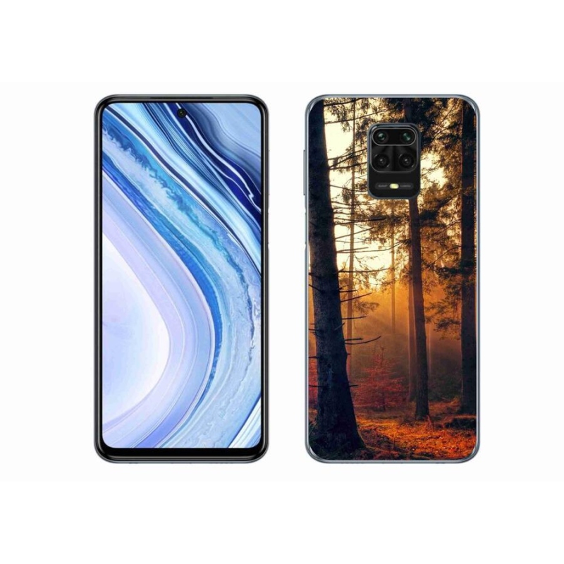 Gélový obal mmCase na mobil Xiaomi Redmi Note 9S - les