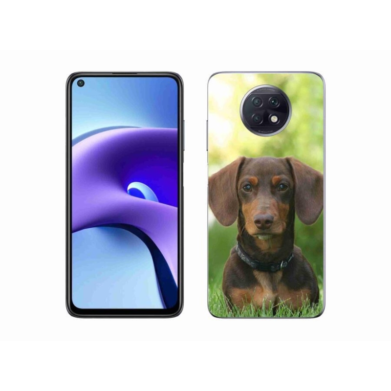 Gélový obal mmCase na mobil Xiaomi Redmi Note 9T 5G - hnedý jazvečík