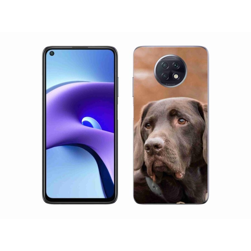 Gélový obal mmCase na mobil Xiaomi Redmi Note 9T 5G - hnedý labrador