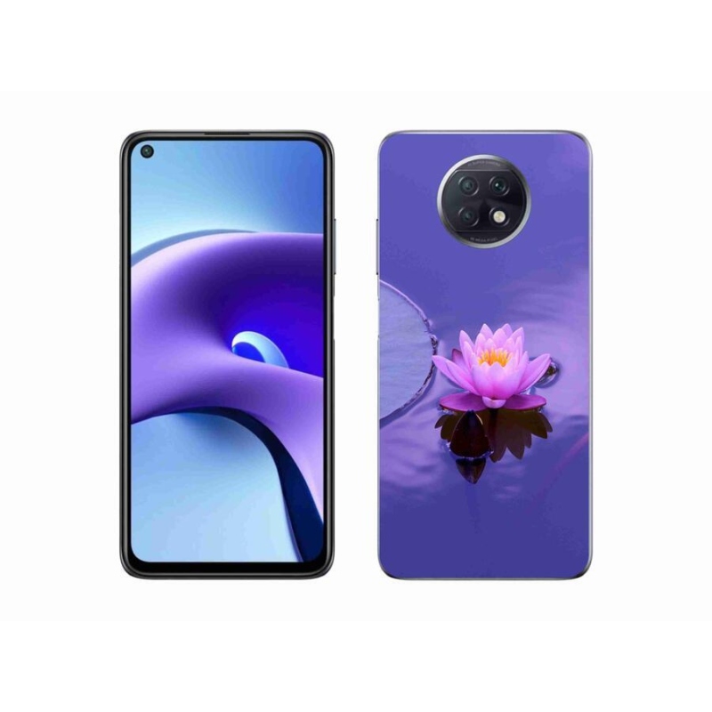 Gélový obal mmCase na mobil Xiaomi Redmi Note 9T 5G - kvet na hladine