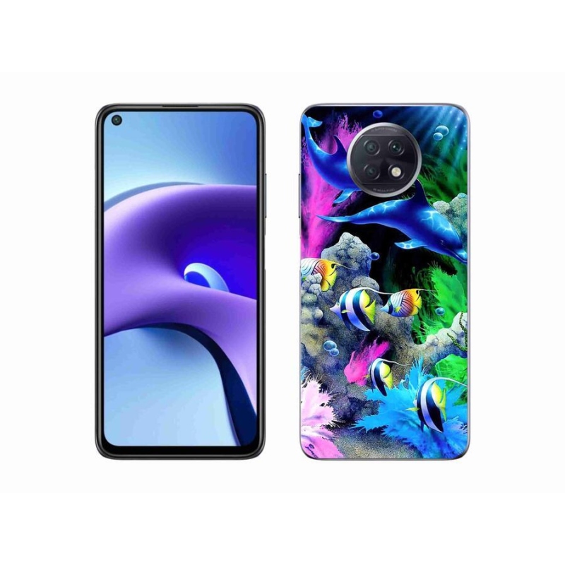 Gélový obal mmCase na mobil Xiaomi Redmi Note 9T 5G - morský svet